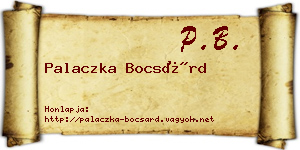 Palaczka Bocsárd névjegykártya